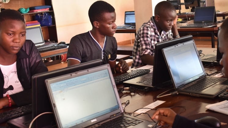 Acquiring skills for young people living slum communities of Jinja City Uganda.