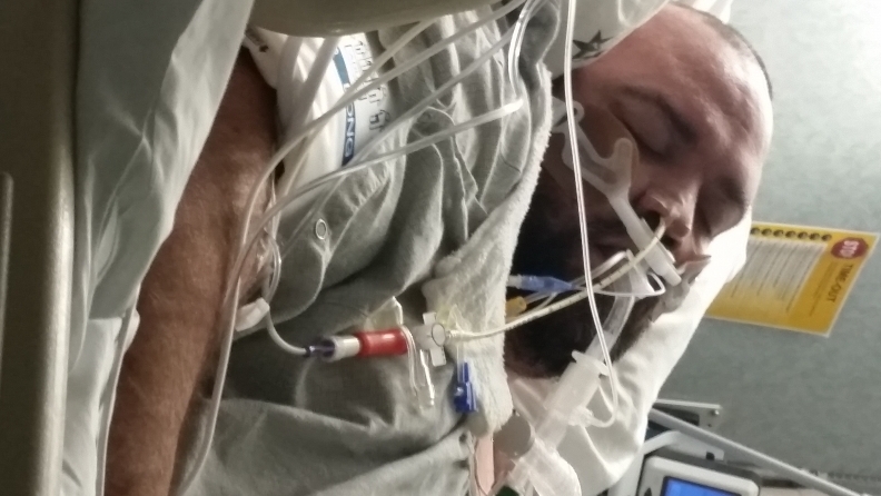 Help us pay my husbands medical bills.