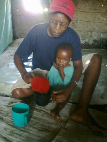 support to urban poor and disadvantaged children with food and non food items during Covid-19 lockdown